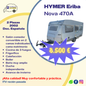 Caravana Hymer Eriba Nova