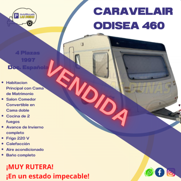 Caravelair Odisea 460 Vendida